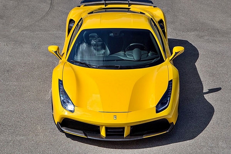 Ferrari 488 GTB – Novitec style Carbon Front Lip spoiler 02